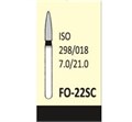Боры Мани FO-22SC (черн.) (5 шт.), Mani Dia-Burs 1231913090 - фото 319115