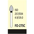 Боры Мани FO-27SC (черн.) (5 шт.), Mani Dia-Burs 1231913091 - фото 319119