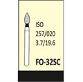 Боры Мани FO-32SC (черн.) (5 шт.), Mani Dia-Burs 1231913092 - фото 319123