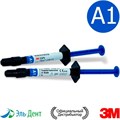 Filtek Ultimate Flowable, оттенок A1, жидкотекучий реставрационный материал (2 шприца по 2гр), 3930A1, 3M 0001910666 - фото 319807