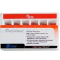Reciproc guttapercha points, длина (length) 28 мм, R25 размер (size), 60 шт. 0001913506 - фото 326205