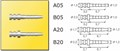 Штифты титановые Ikadent IKT-A20-V (24 шт) d=1.2|1.7  L=6.7+3.7 0000910714 - фото 327030