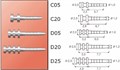 Штифты титановые Ikadent IKT-D25-V (24 шт) d=1.2|2.5 L=7.7+4.9 0000910707 - фото 327053