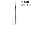 Шприц одноразовый 3х-комп 1 мл SITEKMED (ZIBO) 0,4х12 мм 0001914273 - фото 328300