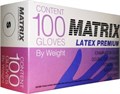 Перчатки латексные MATRIX Premium ХS (5|6) 100шт. 0001911827 - фото 333266