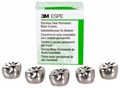 Коронки E-UR-7 из нержавеющей стали Stainless Steel Crowns для временных зубов в отд. уп.: Второй верхний правый, р-р 7, 2шт. 1231912954 - фото 334470