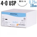 Резопрен 4-0 USP, 0.75 м, 18 мм, 36 шт, синий 1231915024 - фото 336160