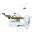 Стоматологическая установка Fengdan BZ638 Plus, боковая нижняя подача, с микромотором и скалером, мягкая обивка (V02 зеленый), комплект 2 стула BZ638plus - фото 341200