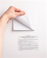 Поли-панель 120 х 100 мм (блокнот для замешивания) на стабилизирующем основании, покрытых пластиком, 100 листов. st120x100 - фото 343413