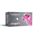 Перчатки нитриловые Nitrile (BENOVY) S (6-7) розовые, 50 пар DFE6PK38G82/DFE6PK35HC82 - фото 343896