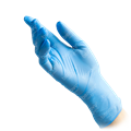 Перчатки BENOVY Dental Formula Nitrile Chlorinated Light, нитриловые, текстурированные на пальцах, цвет: ГОЛУБОЙ, 50 пар, размер L DFNLBB04 - фото 343934