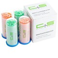 Аппликаторы Regular №4, коробка (зеленые+оранжевые 4 тубы х 100 шт), Clean + Safe. M6500R - фото 345729