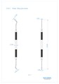 Asa Dental 1210-1 - гладилка N1 двусторонняя с укороченной рабочей частью 1210-1 - фото 346621