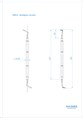 Asa Dental 1503-2 - штопфер N2 двусторонний заостренный 1503-2 - фото 346628