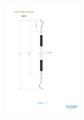 Asa Dental 1208T-1 - штопфер-гладилка N1 двусторонняя (шарик-гладилка) с нитрит-титановым покрытием (золотым) 1208T-1 - фото 346655