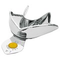 Asa Dental 2803-L4 - ложка слепочная нижняя малая (S) без перфорации с бортиками, с цветной кодировкой (жёлтая) 2803-L4 - фото 347969