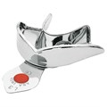 Asa Dental 2803-L3 - ложка слепочная нижняя средняя (M) без перфорации с бортиками, с цветной кодировкой (красная) 2803-L3 - фото 347975