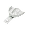 Asa Dental 2816-U3 - ложка слепочная верхняя большая (L) с перфораций без бортика, детская, из алюминия 2816-U3 - фото 347986