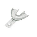 Asa Dental 2816-L2 - ложка слепочная нижняя средняя (M) с перфораций без бортика, детская, из алюминия 2816-L2 - фото 347987