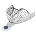 Asa Dental 2804-U6 - ложка слепочная верхняя очень большая (XL) с перфорацией с бортиками, с цветной кодировкой (синяя) 2804-U6 - фото 348006
