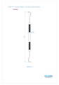 Asa Dental 0708L-2N - зонд пародонтологический двусторонний (12-9-6-3), 165 мм 0708L-2N - фото 348347