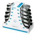 Asa Dental S2807-12 - ложка слепочная, набор 12 штук, без перфорации с бортиками S2807-12 - фото 348997