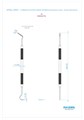 Asa Dental 0705L-23GF - зонд пародонтологический двусторонний Leonardo (1-2-3-5-7-8-9-10 и 10-9-8-7-5-3-2-1) 0705L-23GF - фото 349030