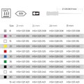 H-file Nic Superline № 020 21 мм, 6 шт. - ручной каналорасширитель BA1020404A - фото 349313