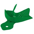 Asa Dental 2814-L4 - ложка слепочная нижняя очень большая (XL) с перфорацией без бортиков, алюминий (зеленая) 2814-L4 - фото 349801