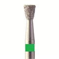 Бор алмазный 805 018 FG, зеленый, 5 шт. Форма: обратный конус с плоским концом 805G.FG.018 - фото 349818