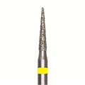 Бор алмазный SL858EF.FG.014, желтый, 25 шт. Форма: конус с заостренным концом SL858EF.FG.014 - фото 350170