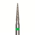 Бор алмазный SL858G.FG.014, зеленый, 25 шт. Форма: конус с заостренным концом SL858G.FG.014 - фото 350269