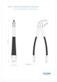 Asa Dental 0100-4 - щипцы N4 для удаления зубов для нижних резцов и клыков с зубчиками 0100-4 - фото 351232
