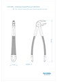 Asa Dental 0100-38A - щипцы N38A для поврежденных кариесом нижних корней с зубчиками 0100-38A - фото 351244