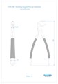 Asa Dental 0100-74M - щипцы для удаления зубов с зазубренными кончиками, нижние корни 0100-74M - фото 351312