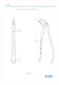 Asa Dental 0130-4 - щипцы N4 для нижних резцов и клыков с зубчиками с анатомической ручкой 0130-4 - фото 351315