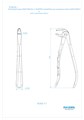 Asa Dental 0130-22 - щипцы N22 для удаления зубов для левых моляров с зубчиками с анатомической ручкой 0130-22 - фото 351344