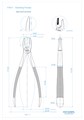 Asa Dental 0100-1 - щипцы N1 для удаления зубов для верхних резцов и клыков с зубчиками 0100-1 - фото 351436