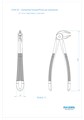 Asa Dental 0100-33 - щипцы N33 для нижних корней с зубчиками 0100-33 - фото 351444