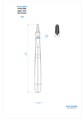 Asa Dental 0100-29N - щипцы N29N для верхних корней и резцов с зубчиками 0100-29N - фото 351446