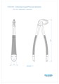 Asa Dental 0100-33A - щипцы N33А для нижних корней с зубчиками 0100-33A - фото 351452