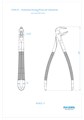 Asa Dental 0100-74 - щипцы N74 для нижних корней с зубчиками 0100-74 - фото 351464