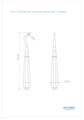 Asa Dental 0291-2 - элеватор от себя заостренный 0291-2 - фото 351512