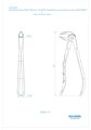 Asa Dental 0130-33 - щипцы N33 для удаления зубов для нижних корней с зубчиками с анатомической ручкой 0130-33 - фото 351532