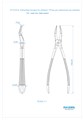 Asa Dental 0110-51S - щипцы N51S для удаления верхних корней с зазубренными кончиками, детские 0110-51S - фото 351553