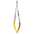 Иглодержатель микрохирургический c карбидовыми вставками, 14 см W0445-14TC - фото 351573
