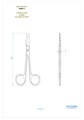 Asa Dental 0304-1 - ножницы для десны прямые остроконечные, 13 см 0304-1 - фото 351588