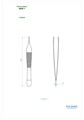 Asa Dental 0620-1 - пинцет анатомический с рифлением, 12 см 0620-1 - фото 351606