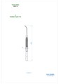 Asa Dental 0631-2 - пинцет хирургический стоматологический изогнутый, 12,5 см 0631-2 - фото 351615