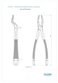 Asa Dental 0100-51 - щипцы N51 для верхних корней с зубчиками 0100-51 - фото 351635